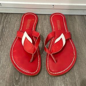 Red Sandals, Size 9